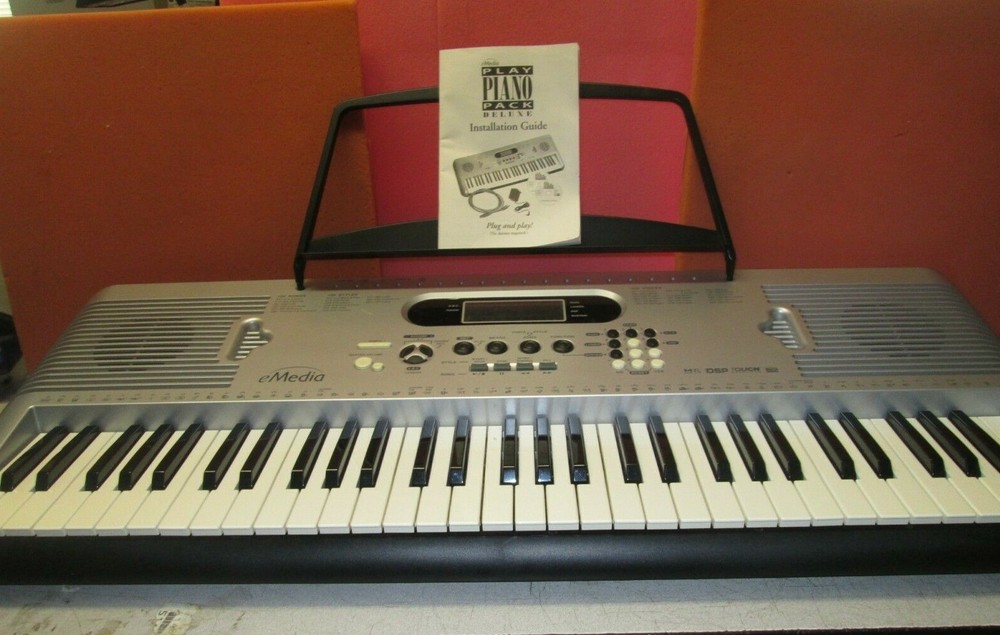eMedia 61-Key Digital Electronic Keyboard Piano
