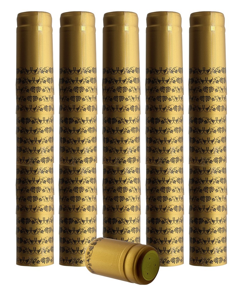 Home Brew Ohio Gold With Black Grapes PVC Shrink Capsules 100 count