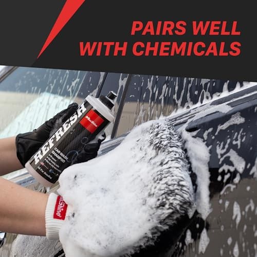 Universal Black & White Microfiber Wash Mitt – Premium Scratch-Free, Small