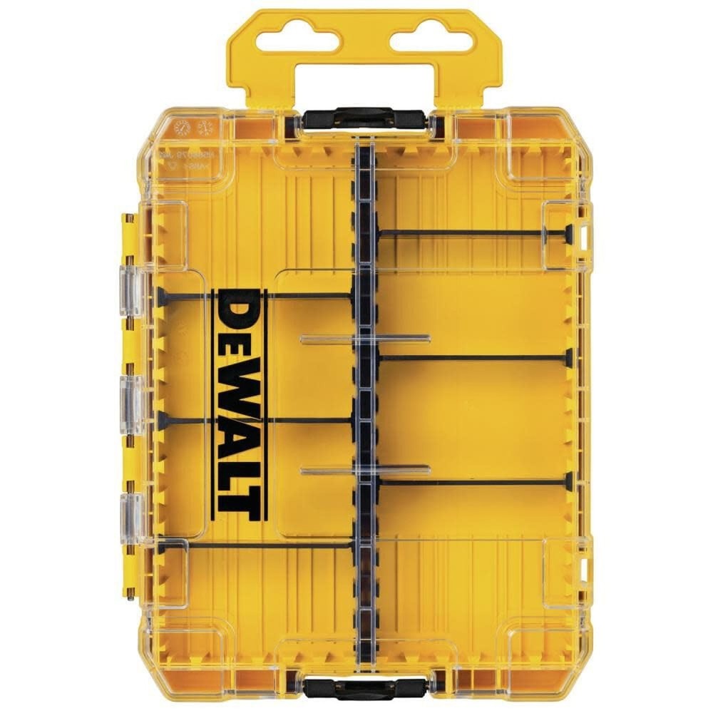 DEWALT Tough Case+ Medium Organizer – 8-Compartment Storage Box for Small