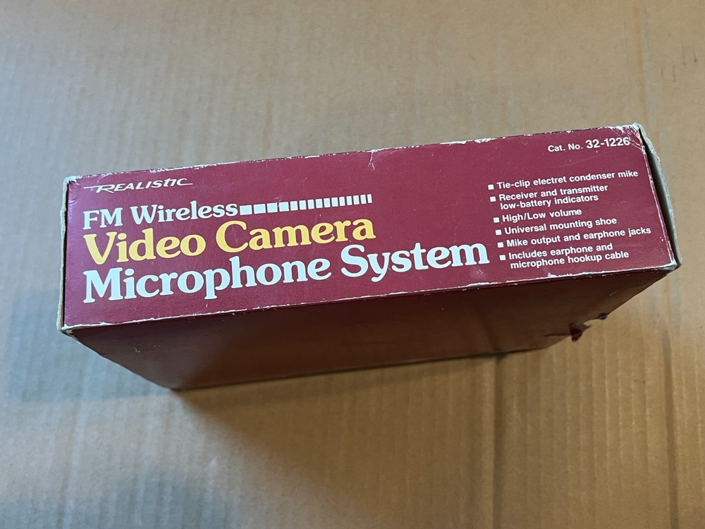 Realistic FM Wireless Video Camera Microphone System # 32-1226