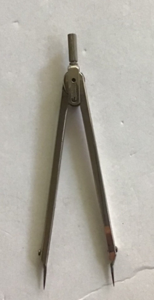 Vintage Schoenner 6" Compass Drafting Engineering Tool Made in Germany DRP