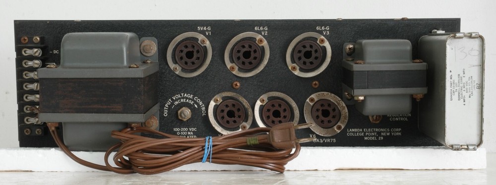 Lambda Model 29 Regulated Power Supply : S/N 8458