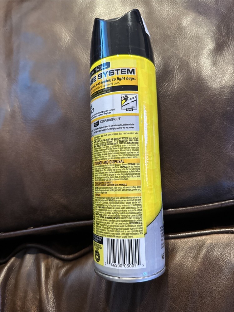 Raid Insect Killer Multi Insect Flying Bugs Fruit Flies Fleas Size 15 oz