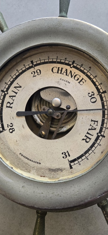 Vintage Salem Ship's Barometer