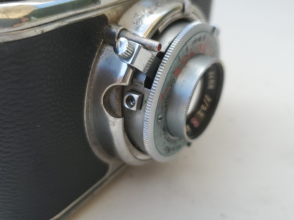 Vintage Bolsey Model B2 35mm Rangefinder Camera & Case Untested