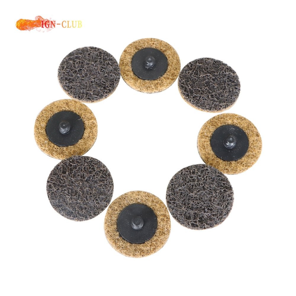 2“ 50Pcs Coarse Surface Conditioning Discs Roll Lock Die Grinder Sanding Pads