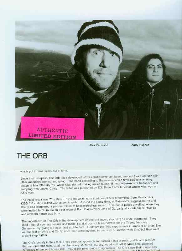the orb limited edition press kit