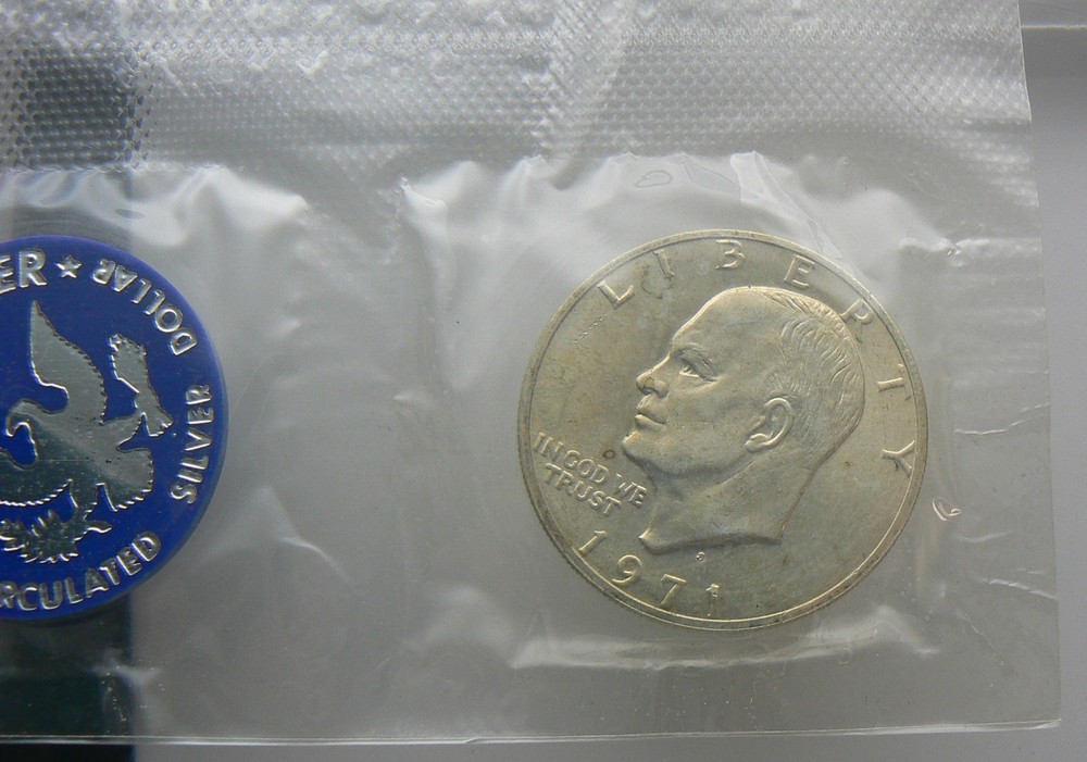 1971-S Eisenhower Uncirculated 40% Silver Dollar Coin