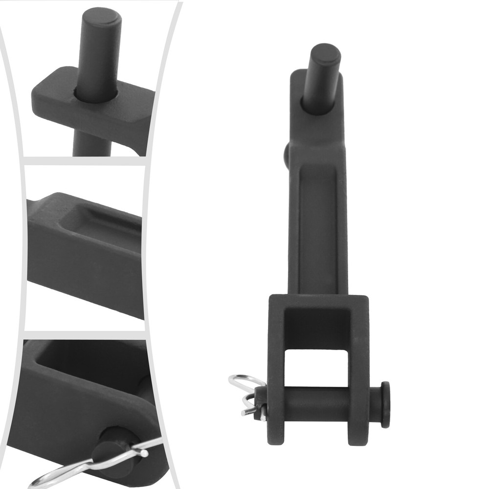 Single Tow Hook Cast Iron w/ Pull Pin Single Tow Hook For Peterbilt / Kenworth