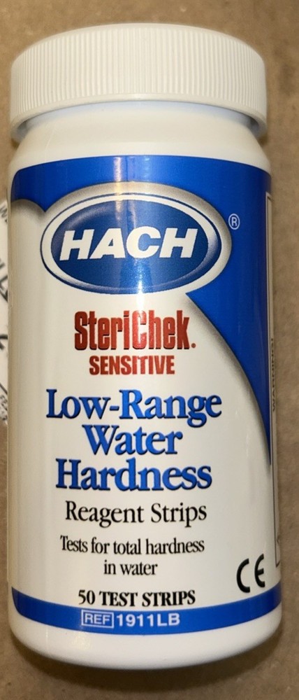 Home Hach SteriChek Water Hardness Test Strips 50 Strips / Bottle