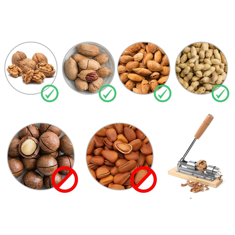 Nutcracker Heavy Duty Nut cracker Pecan Cracker Walnut Cracker Plier Opener T...