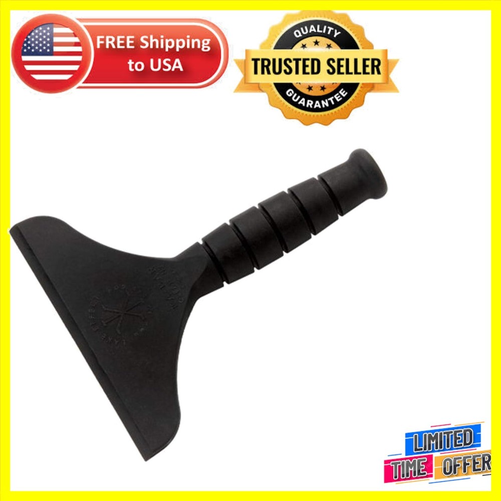 Versatile Lake Effect Black Ice Scraper - Lightweight & Reusable for Winter Use