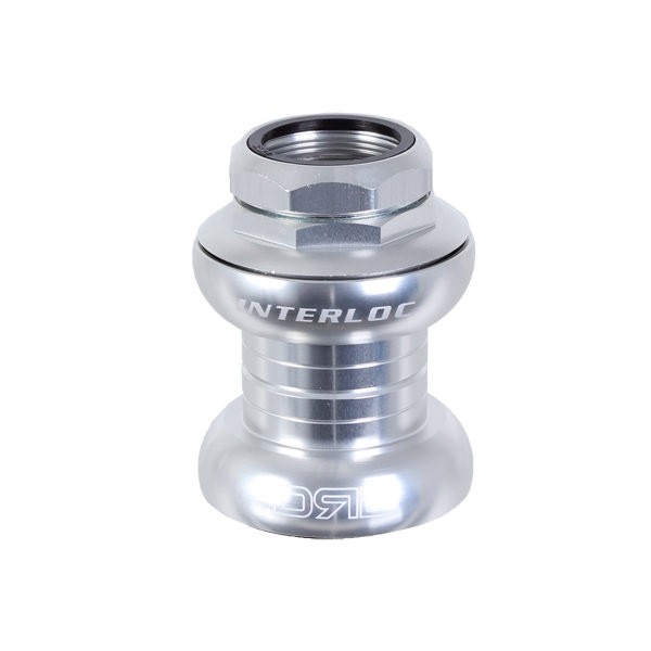 Interloc Racing Design Double roller drive headset, 1" threaded - silver