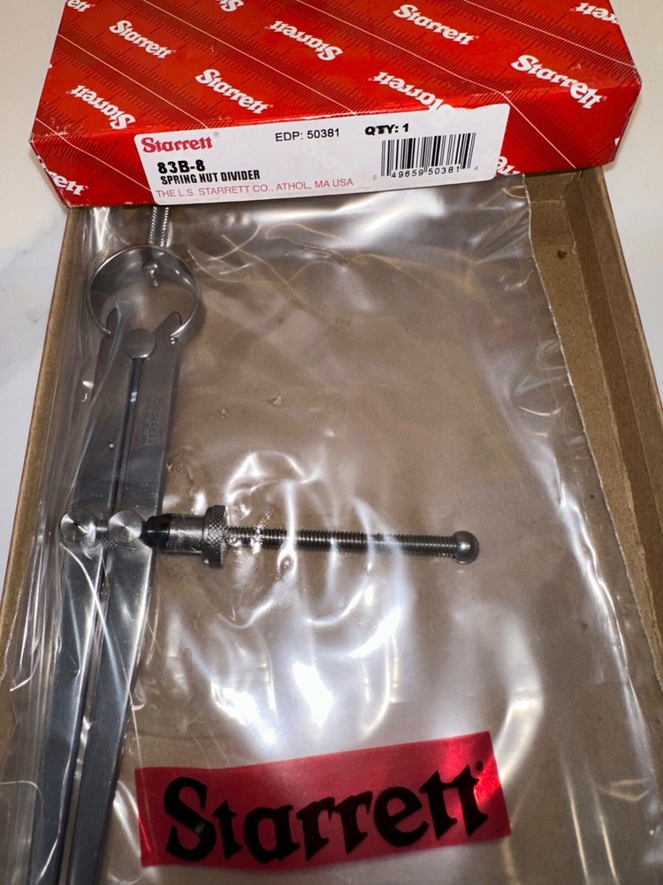 STARRETT 83B-8 SPRING NUT DIVIDER YANKEE EDP 50381