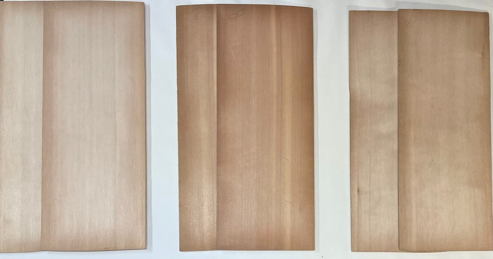 3 Sets Of Book Matched Spruce