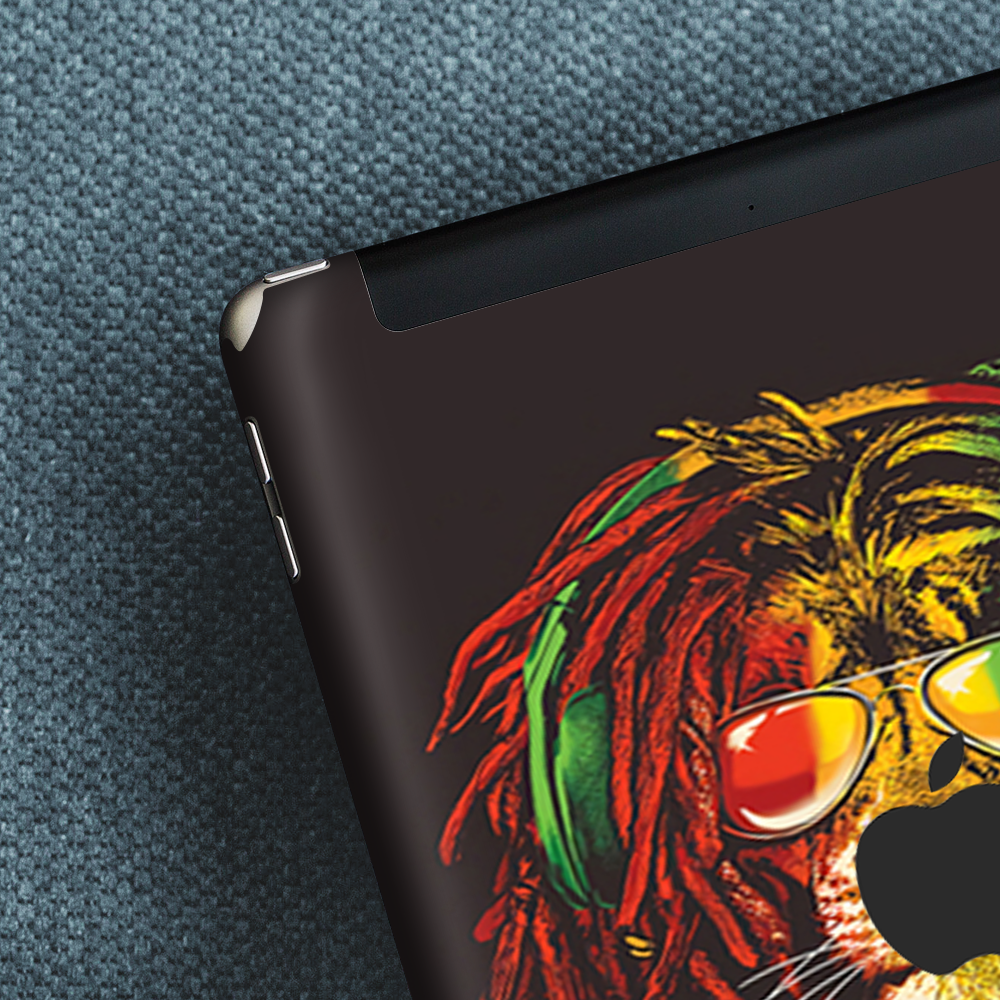 Skins Decal Wrap for Apple iPad 9.7 2017 Rasta Dread Lion Irie