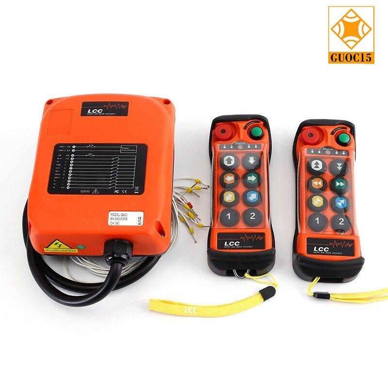 LCC Q800 wireless industrial remote control 8 button switch DC12v crane