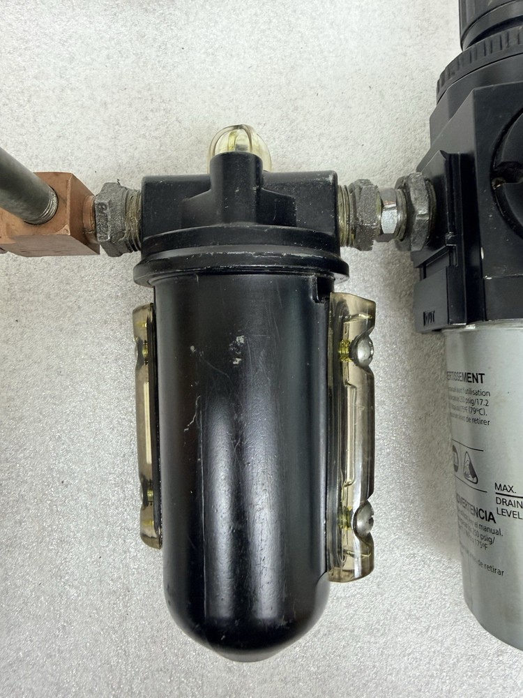 Compressed air filter, regulator and lubricator, model PN#ARL-25