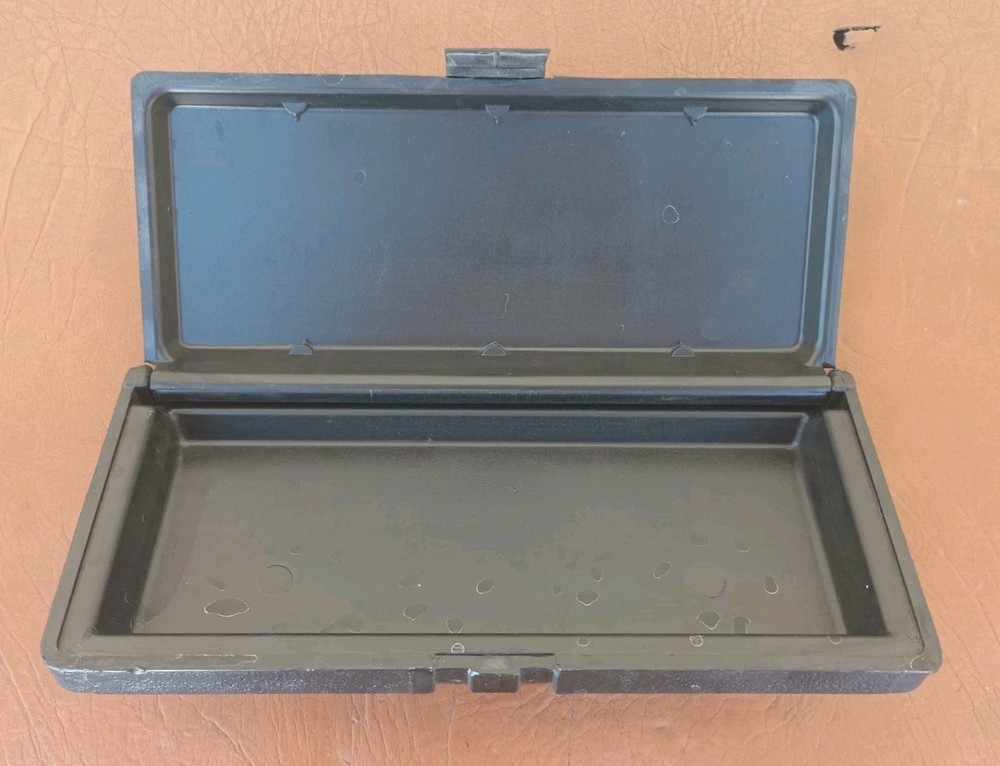 Vintage Craftsman Permanex Tool Case Black Empty USA # 65294