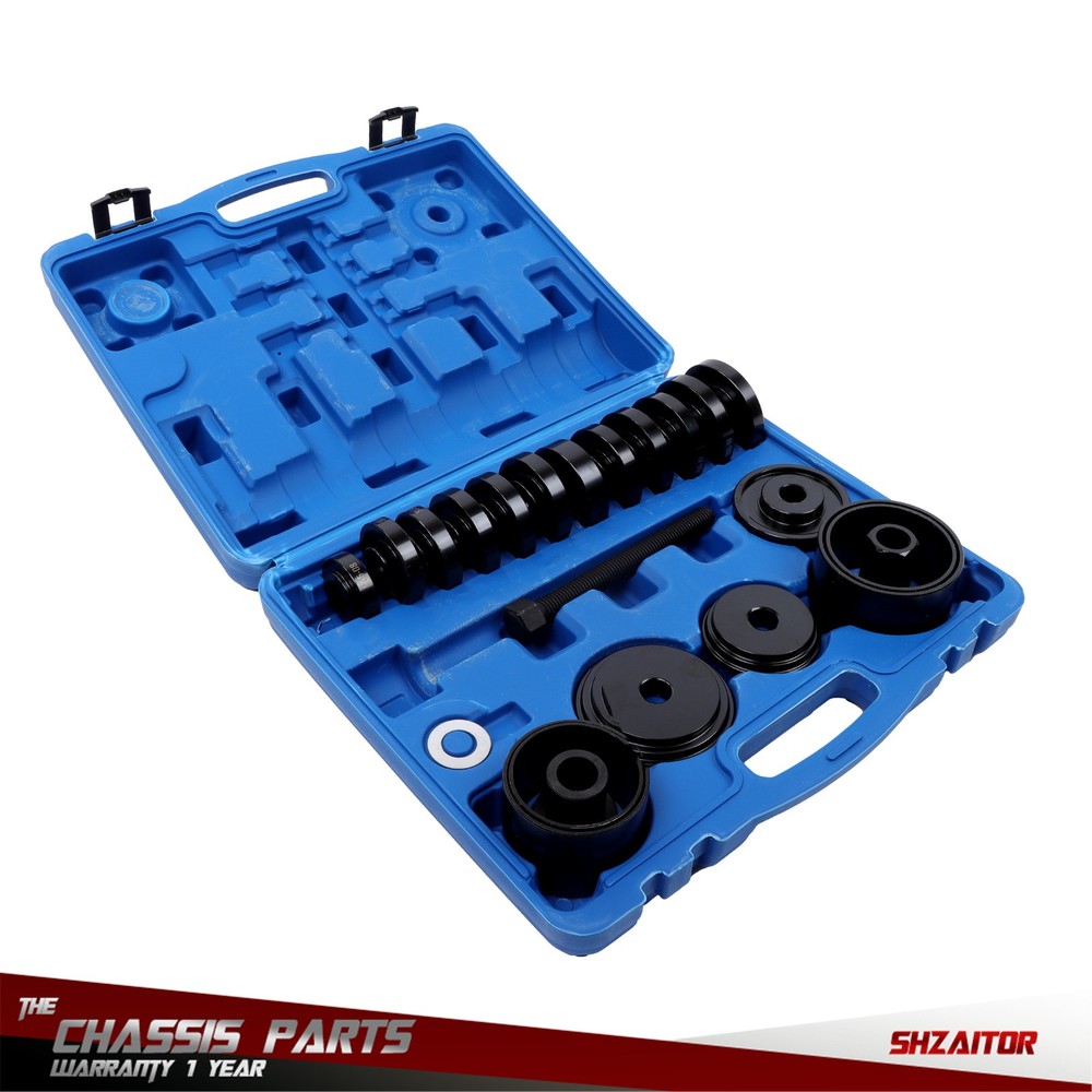 25Pcs Master Front Wheel Drive Bearing Puller Removal & Installer Adapter Kit