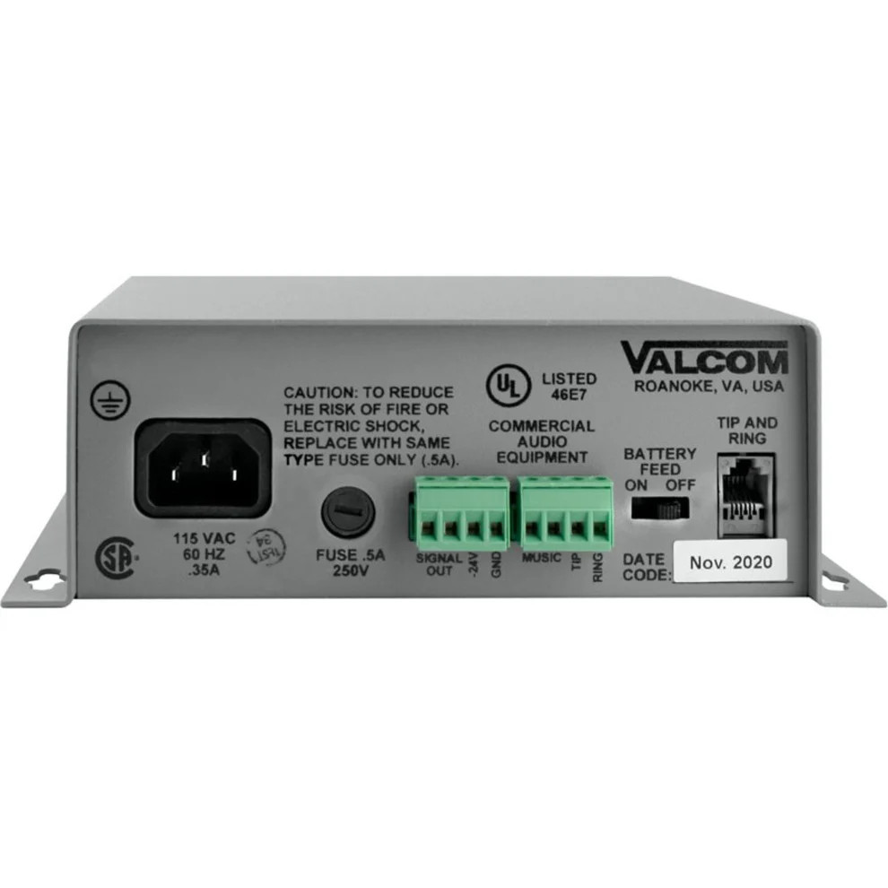 Valcom V-2000A One-Way Page Zone - White