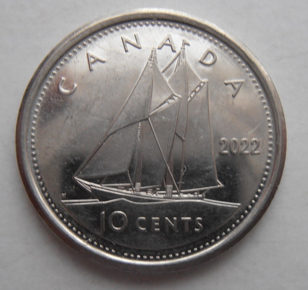 CANADA 10 CENTS 2022