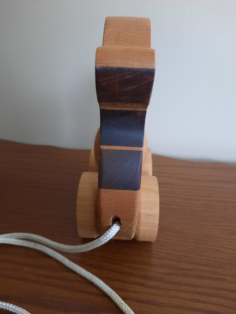 Handmade Duck And Egg Pull Toy. See Video. What a Fun Toy!