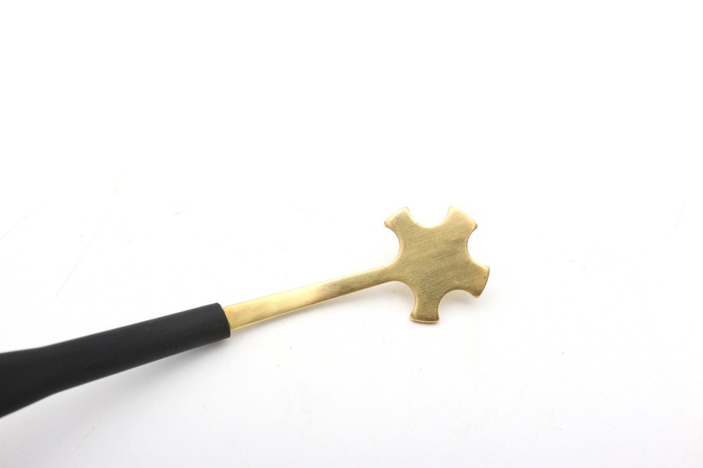 Violin Sound Post S setter W/ Rubber grip protector Luthier Tools Brass