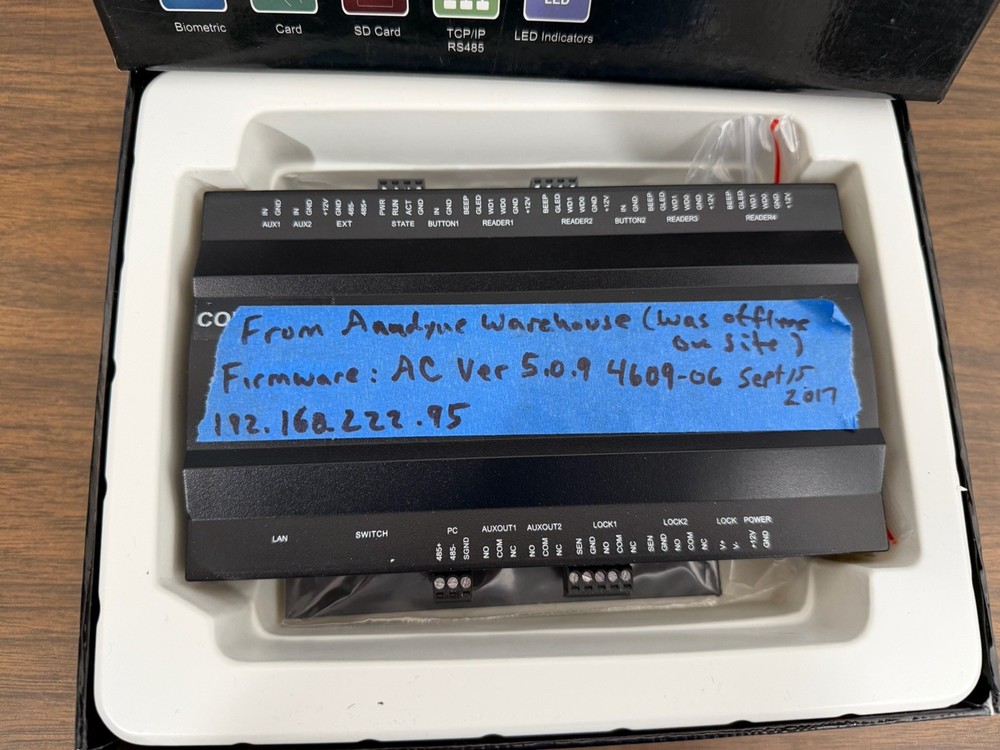 ZKTECO inBIO260 ACCESS CONTROL PANEL