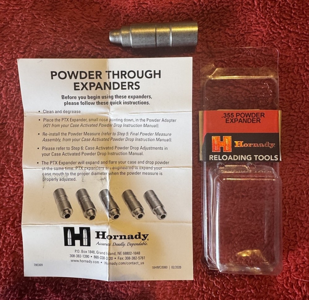 Hornady 355 Powder Expander