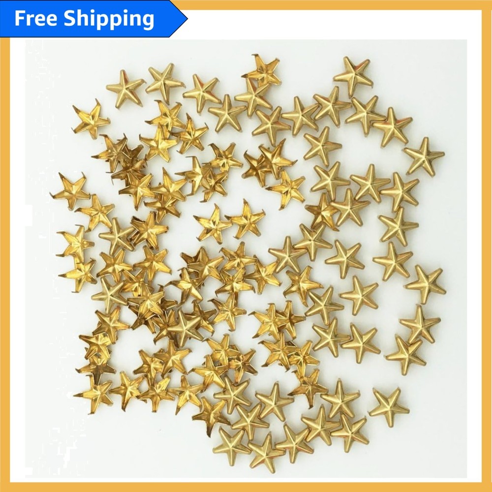 Indispensable 10mm Gold Copper Punk Nailheads for Creative Leather Projects