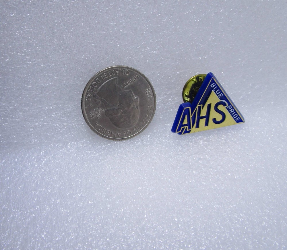 AHS Blue Pride Plastic Pin
