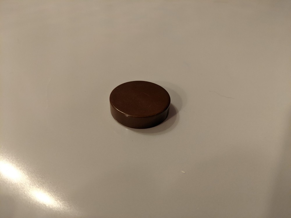 Vintage Backgammon Checker Chip Piece Brown (Only 1 Piece)