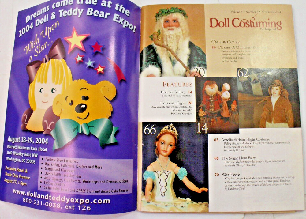 Doll Costuming with Patterns November 2004