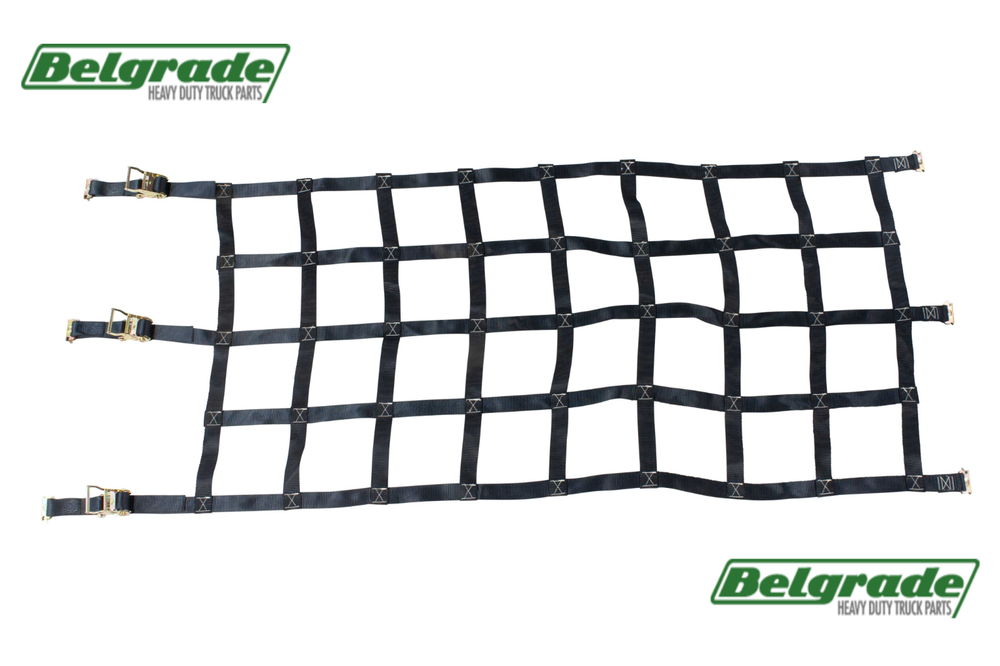E-Track Cargo Net 42in x 82in w/ 3 Ratchets