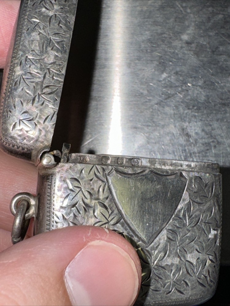 Vintage Match Safe (Birmingham 1899) (Sterling)