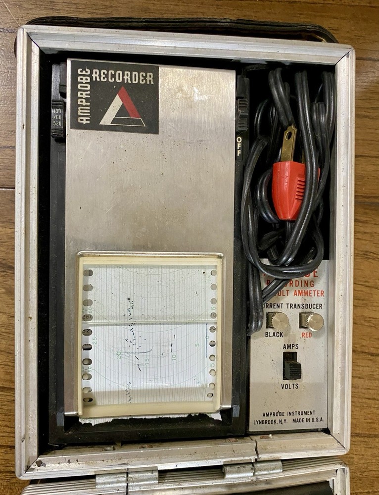Lava Model, Amprobe AC Volt-Ammeter Recorder, Untested