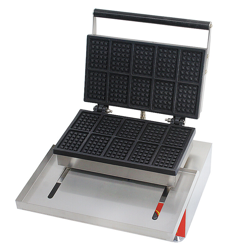 Commercial Waffle Maker | Rectangle Waffle Baker Machine | Nonstick Waffle Baker