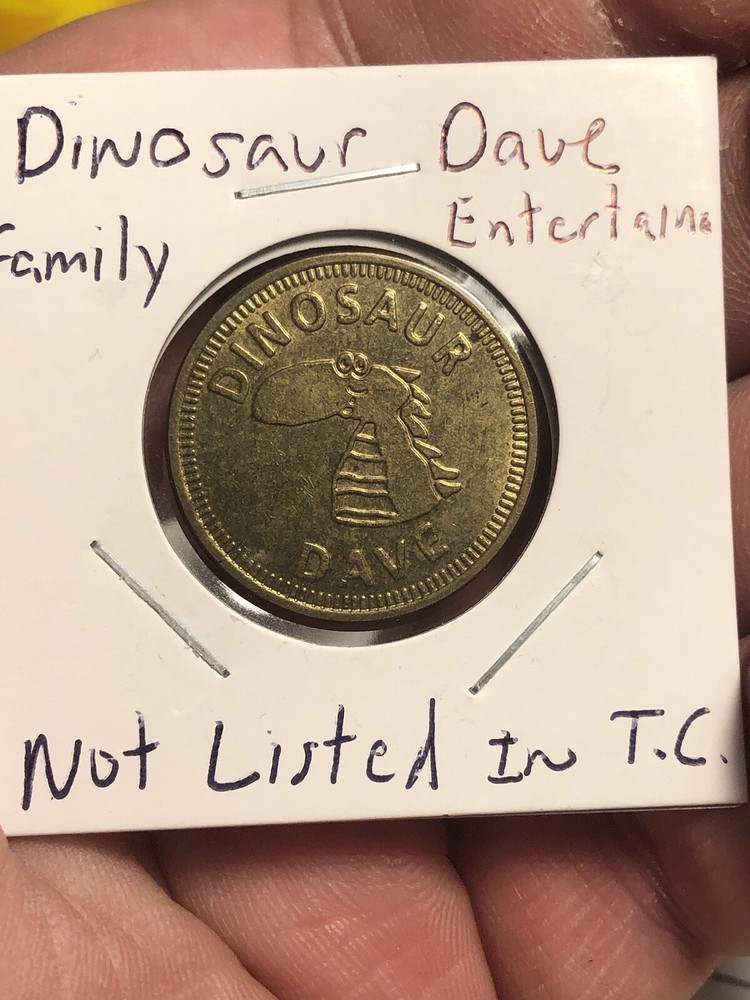 Arcade Token - Dinosaur Dave - Unknown Location