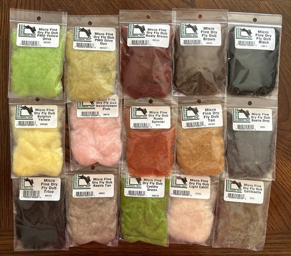 Micro Fine Dry Fly Dubbing - Hareline