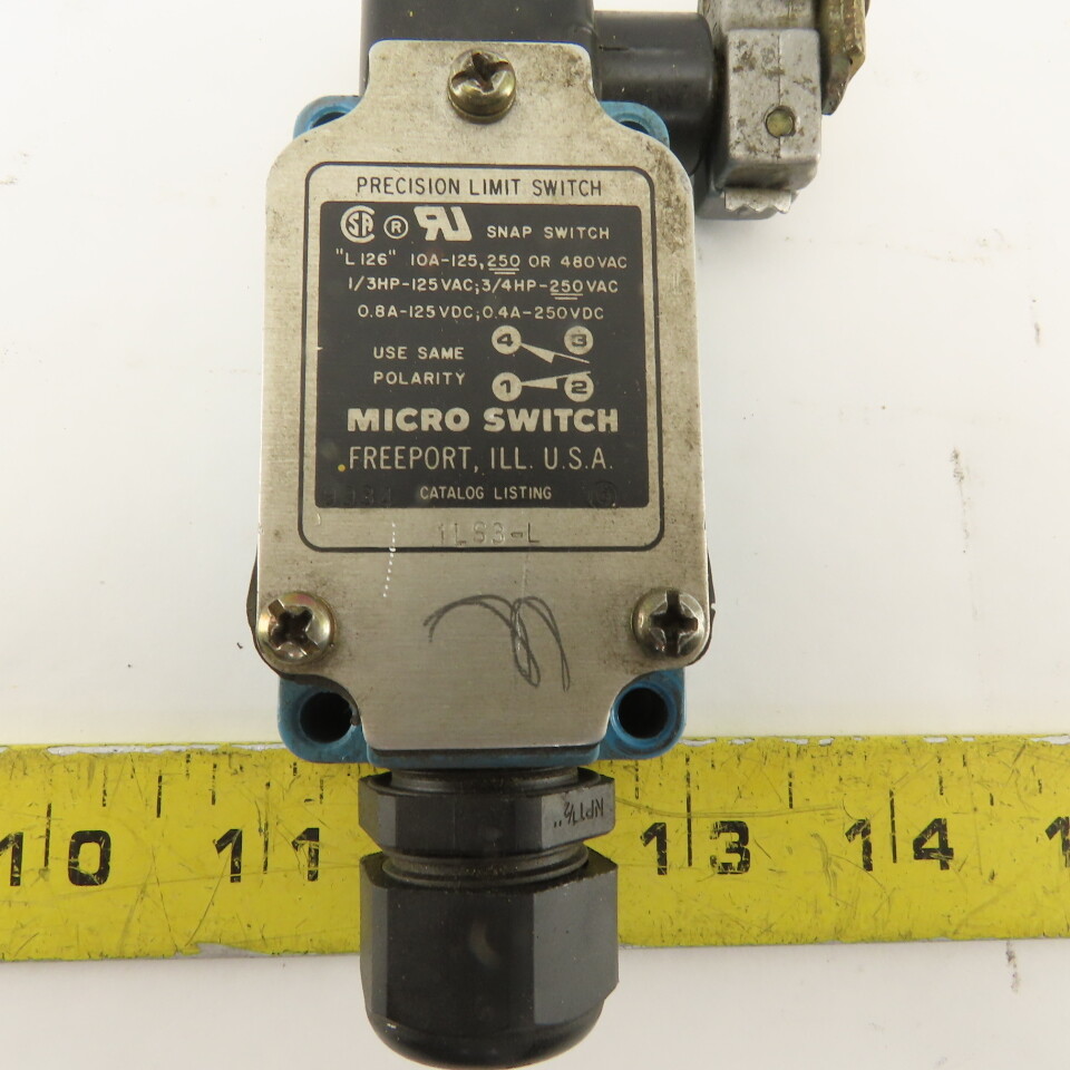 Honeywell 1LS3-L General Purpose Micro Limit Switch