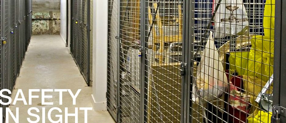 (200) SINGLE TIER WIRE LOCKERS HIGH CONDO LOCKERS - SECURITY CAGES