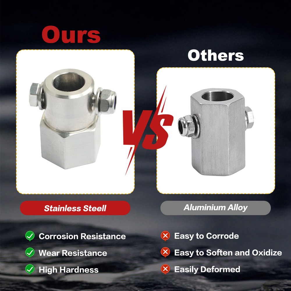 Trailer Jack Crank Handle Cordless Drill Adapter W/ 1/2 Inch Socket Adapter Bit