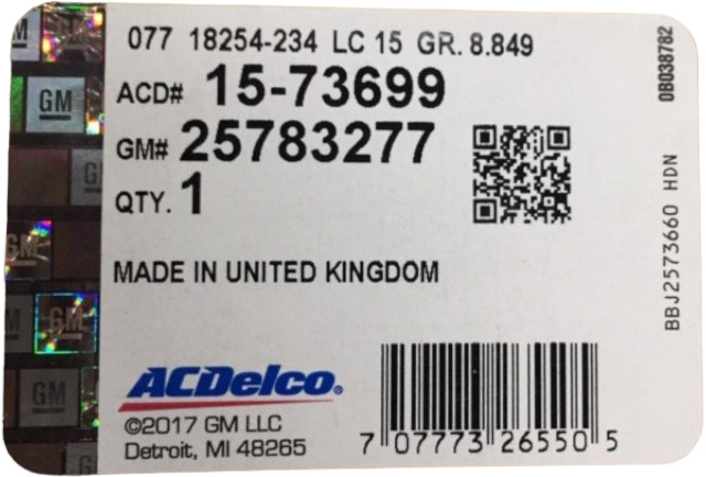 Genuine GM Dash Control Unit 25783277
