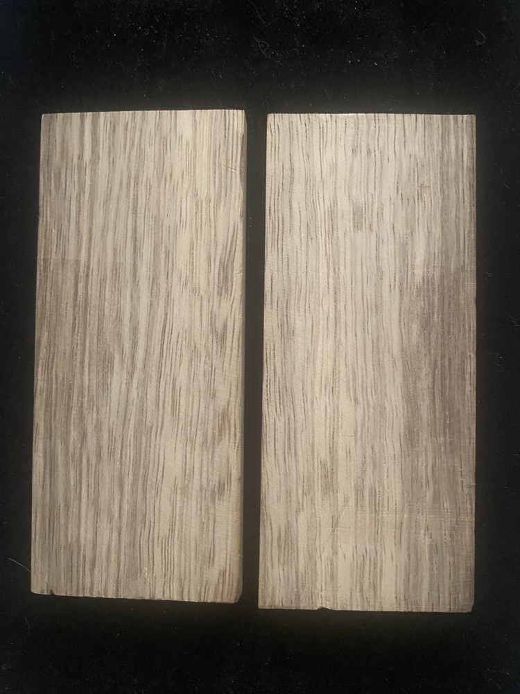 Black Limba Knife Handle Scales
