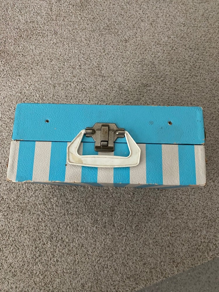 Vintage ATKINS TWO SPEED RECORD PLAYER CASE