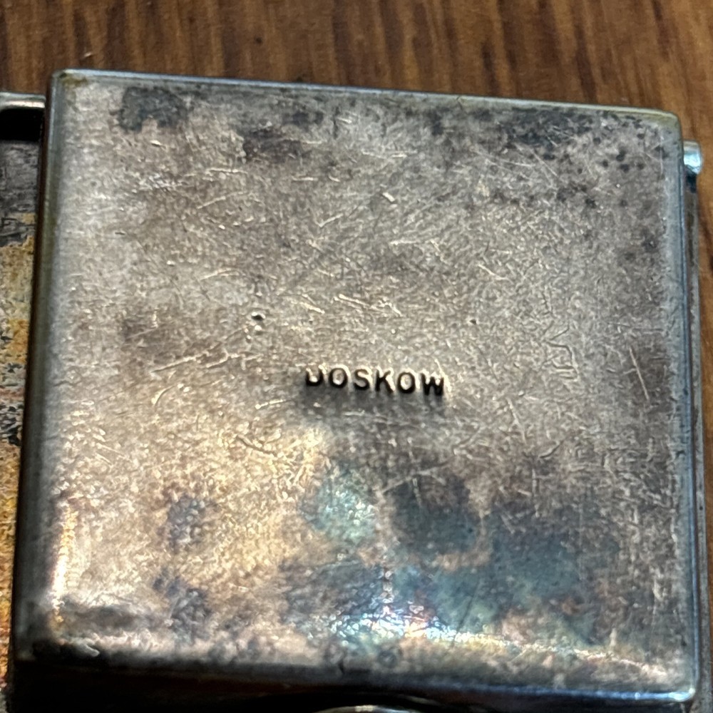 Leonore Doskow Signed Silverplate Box Small Vintage Da