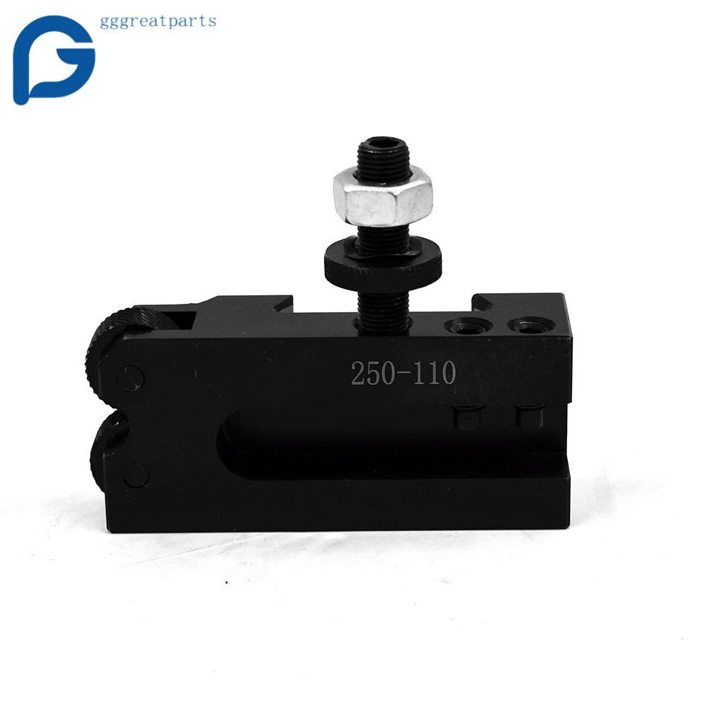 6 × 12" AXA 250-111 Wedge Type Quick Change Tool Post Holder Set For Lathe