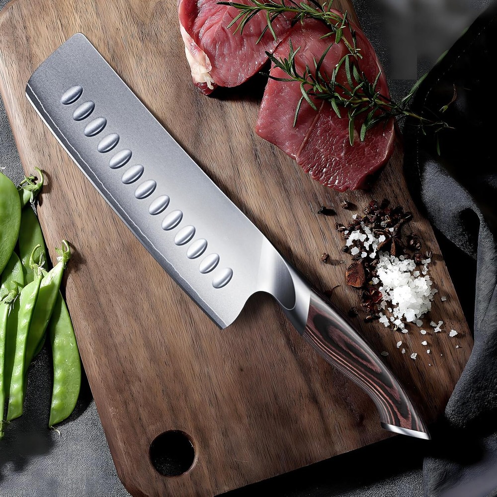 7-Inch, Multi-Purpose Meat and Vegetable Sharp Kitchen Knife
